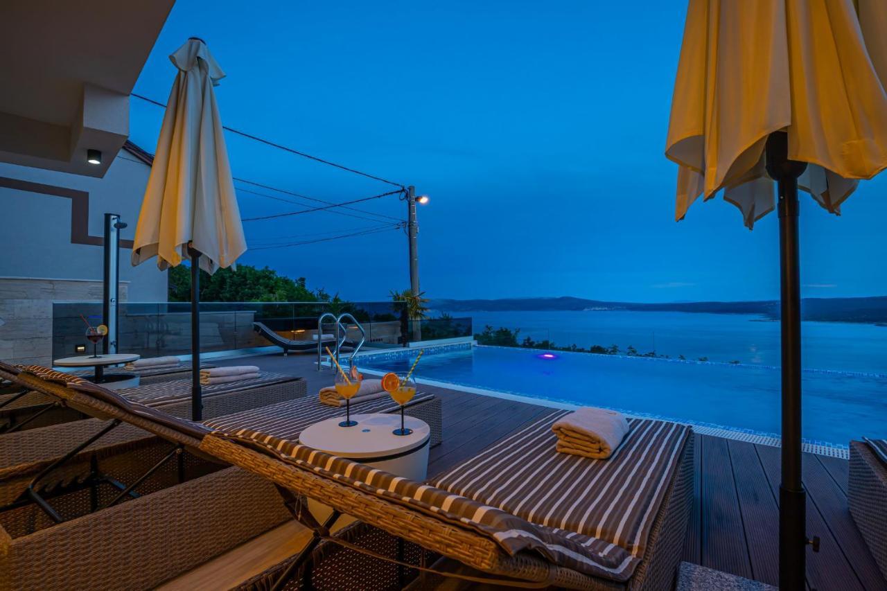 Villa Marassi With Heated Pool, Hot Tub And Sauna Crikvenica Eksteriør billede